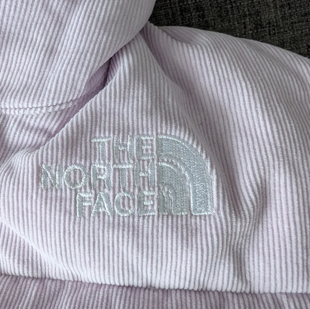 The North Face Light Purple Jacket with Faux Fur Trim